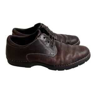Cole Haan‎ NikeAir Oxford Brown Leather Men's Shoes Size 9M